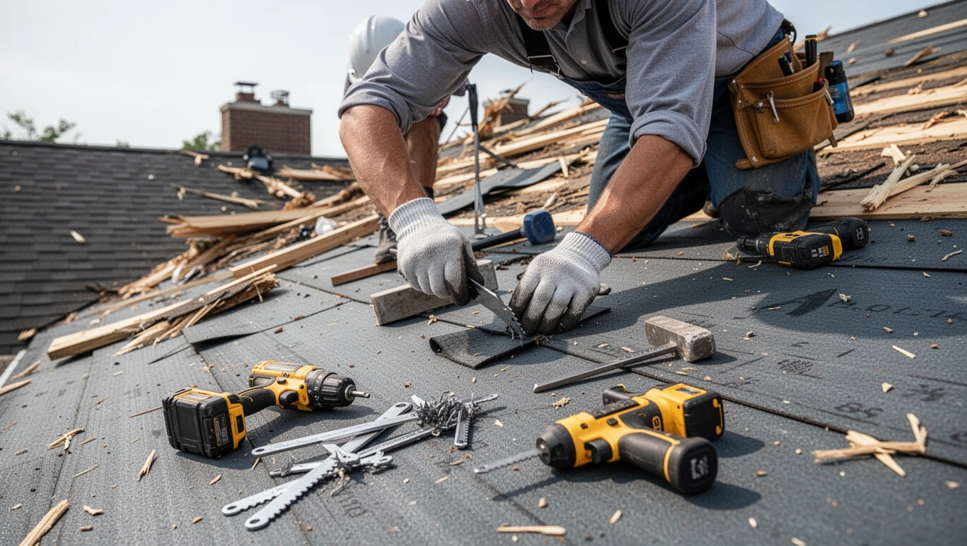 Wind Damage Roof Repair
